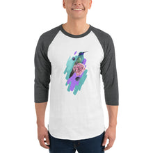 Load image into Gallery viewer, 3/4 sleeve raglan shirt