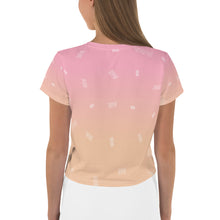 Load image into Gallery viewer, All-Over Print Crop Tee