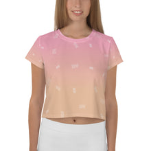 Load image into Gallery viewer, All-Over Print Crop Tee