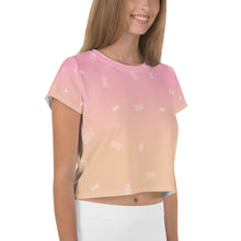 Load image into Gallery viewer, All-Over Print Crop Tee